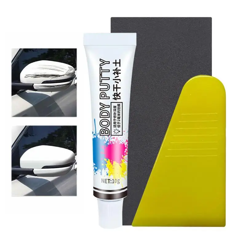 

Car Dent Filler Putty Chip Repair Filler Putty For Car Paint Car Polishing Accessories For Dents Deep Scratches Peeling Paint