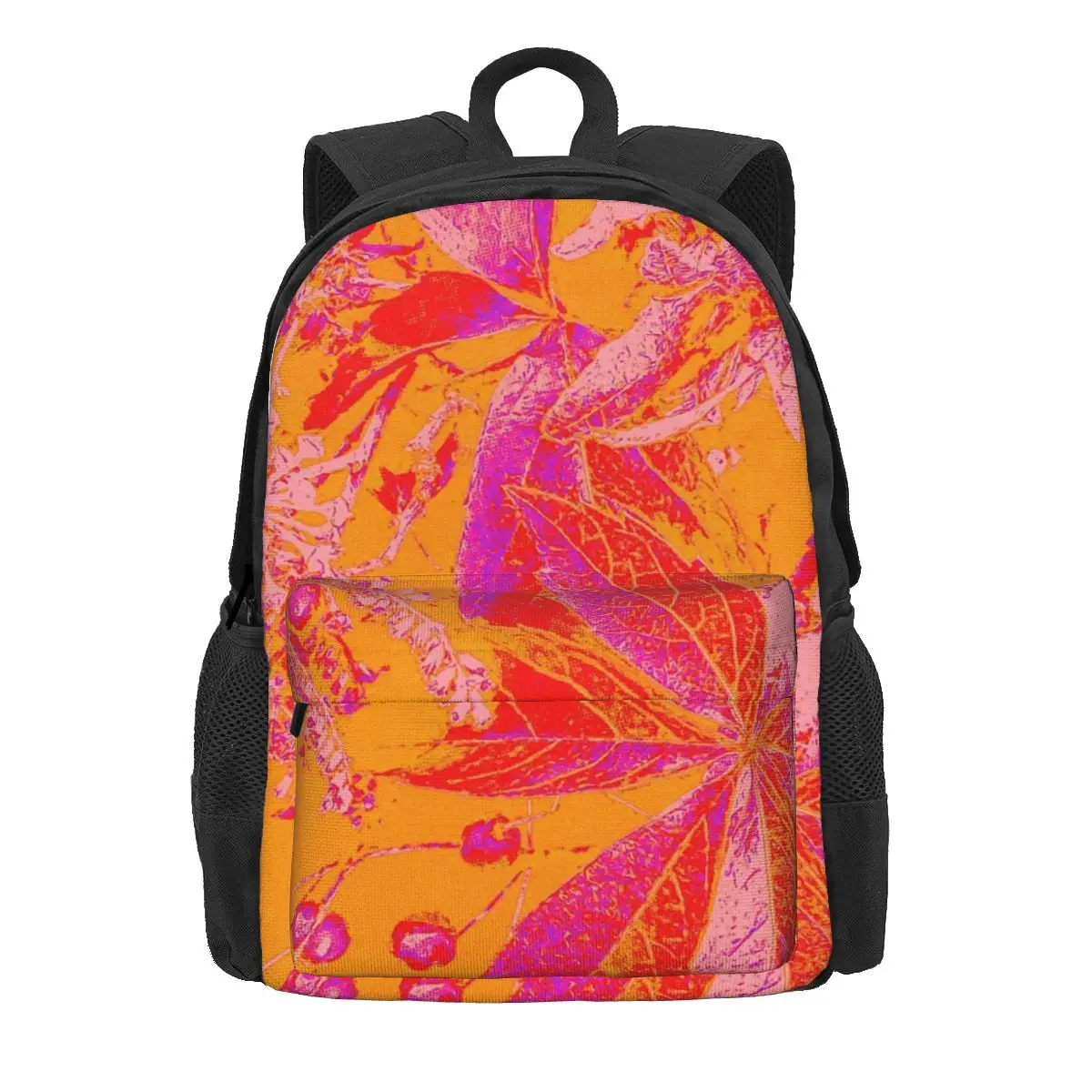 

Розовые и оранжевые осенние рюкзаки Artsy для букета, вместительная школьная сумка для студентов, сумка на плечо, рюкзак для ноутбука, дорожный рюкзак
