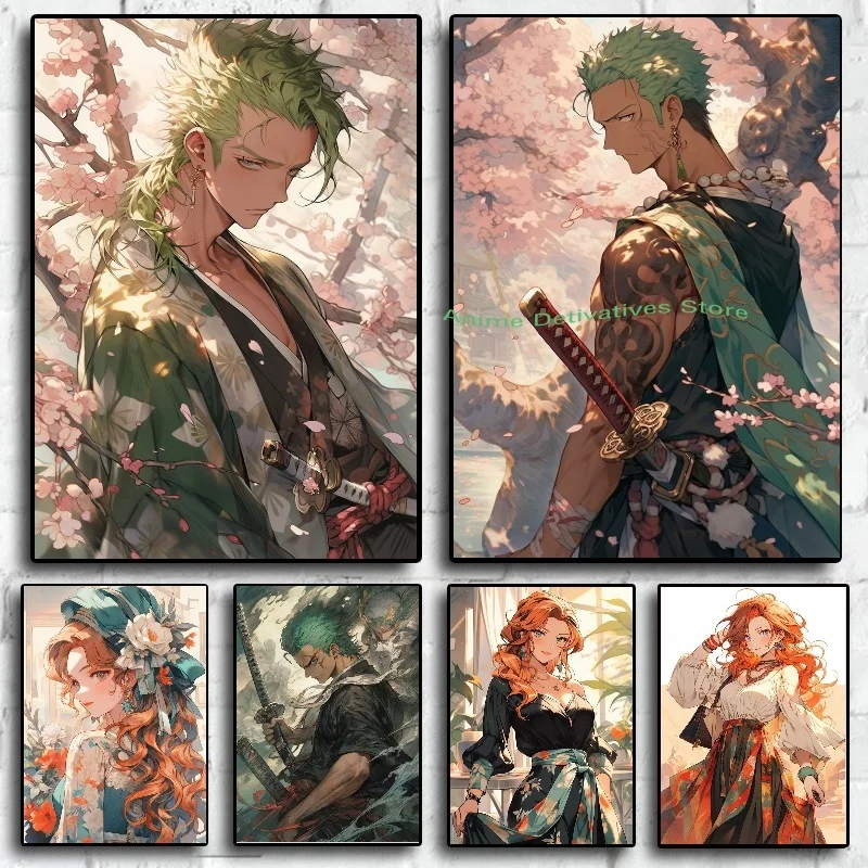 Эстетика цельный аниме Нами Зоро Холст плакат современное искусство роспись внутренняя стена Спальня прикроватный дисплей декоративная живопись
Эстетика цельный аниме Нами Зоро Холст плакат современное искусство роспись внутренняя стена Спальня прикроватный дисплей декоративная живопись