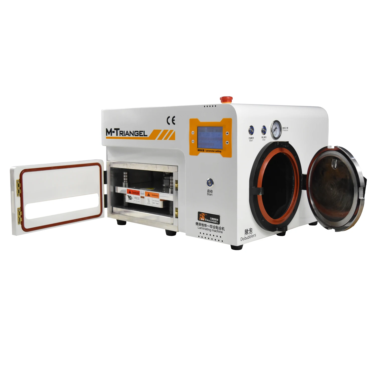 M-Triangel MT-102 4in1 Mobile Phone Repairing Tools LCD Lamination and Bubble Removal Vacuum OCA Laminating Machine
M-Triangel MT-102 4in1 Mobile Phone Repairing Tools LCD Lamination and Bubble Removal Vacuum OCA Laminating Machine