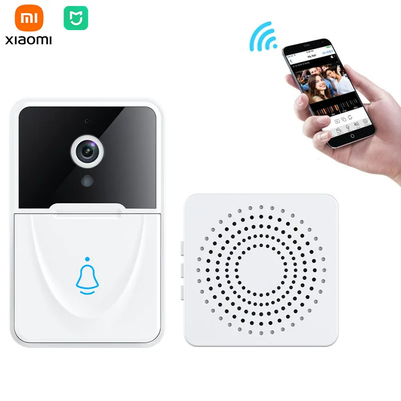 Беспроводной дверной звонок Xiaomi Mijia, Wi-Fi наружная HD-камера, звонок для безопасности, видеодомофон с ночным видением, голосовой контроллер для дома
Беспроводной дверной звонок Xiaomi Mijia, Wi-Fi наружная HD-камера, звонок для безопасности, видеодомофон с ночным видением, голосовой контроллер для дома