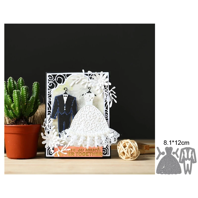Suit Wedding Dress 2022 New Arrivals Cutting Dies Metal Scrapbooking Decoration Photo Album Kraft Paper Embossing Art Craft
Suit Wedding Dress 2022 New Arrivals Cutting Dies Metal Scrapbooking Decoration Photo Album Kraft Paper Embossing Art Craft