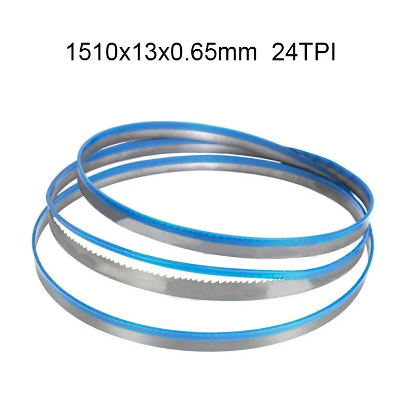 1510mm Bi Metal Bandsaw Blade 1510x13x0.65mm 24TPI Woodworking Tool for cutting Metals 1pcs
1510mm Bi Metal Bandsaw Blade 1510x13x0.65mm 24TPI Woodworking Tool for cutting Metals 1pcs