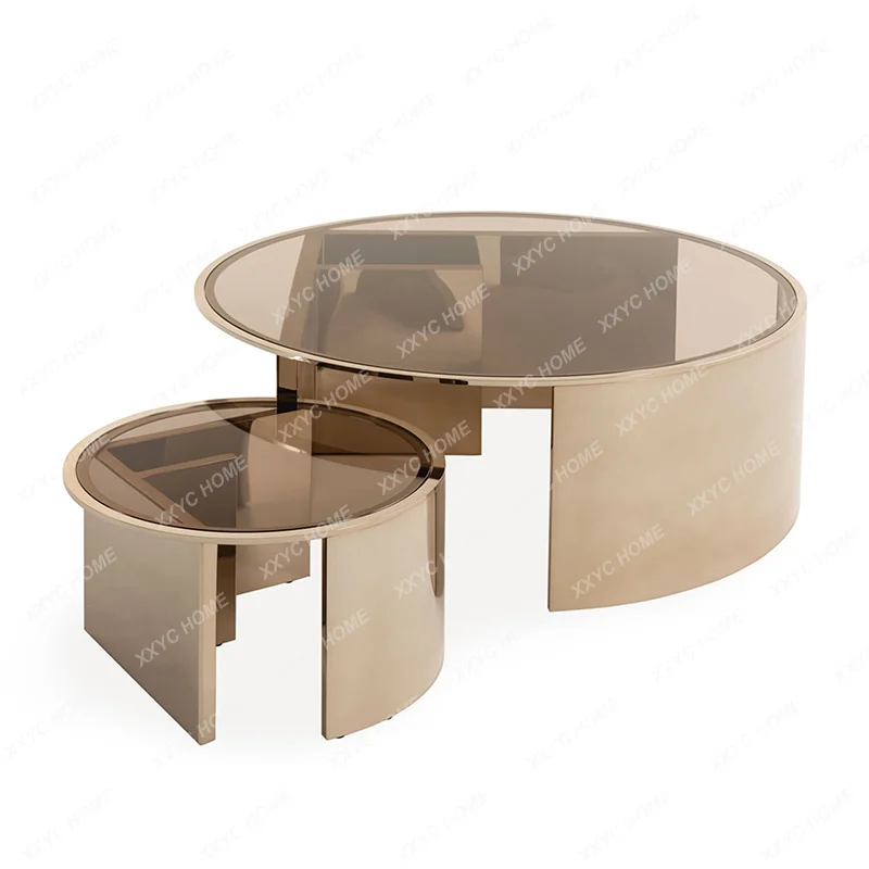 Italian Minimalist Stainless Steel Size Combination Coffee Table Designer Creative Living Room Home Modern Minimalist
Italian Minimalist Stainless Steel Size Combination Coffee Table Designer Creative Living Room Home Modern Minimalist