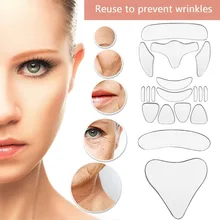 11Pcs Reusable Silicone Chest Pads,Silicone Neck Pad Forehead Pad Set Cleavage Pad Eye Mask Cheek Stick Anti Wrinkle Face Patch
11Pcs Reusable Silicone Chest Pads,Silicone Neck Pad Forehead Pad Set Cleavage Pad Eye Mask Cheek Stick Anti Wrinkle Face Patch