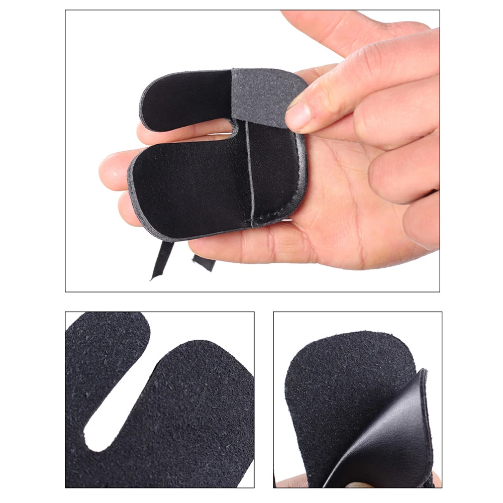 Brand New Layer Finger Protect Finger Tabs Leather Material Recurve Bow Sports Tightness Adjustable Black Easy Take
Brand New Layer Finger Protect Finger Tabs Leather Material Recurve Bow Sports Tightness Adjustable Black Easy Take