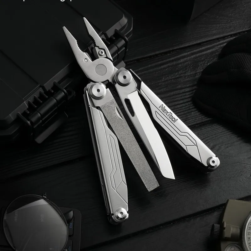 NexTool Hand Tool Flagship captain 19 in 1 Multitool EDC Outdoor Plier Knife Saw Cutter Bottle Opener Screwdriver Scissors
NexTool Hand Tool Flagship captain 19 in 1 Multitool EDC Outdoor Plier Knife Saw Cutter Bottle Opener Screwdriver Scissors