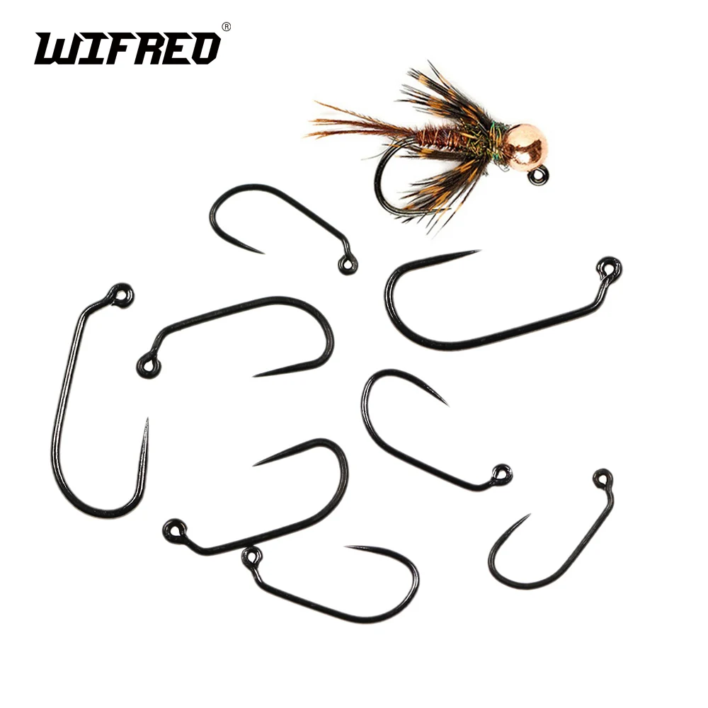 Wifreo 200/500PCS Fly Fishing Wet Fly Hook Barbless Fly Tying Jig Hook Black Nickle Fly Tying Material Sizes #10 #12 #14 #16 #18
Wifreo 200/500PCS Fly Fishing Wet Fly Hook Barbless Fly Tying Jig Hook Black Nickle Fly Tying Material Sizes #10 #12 #14 #16 #18