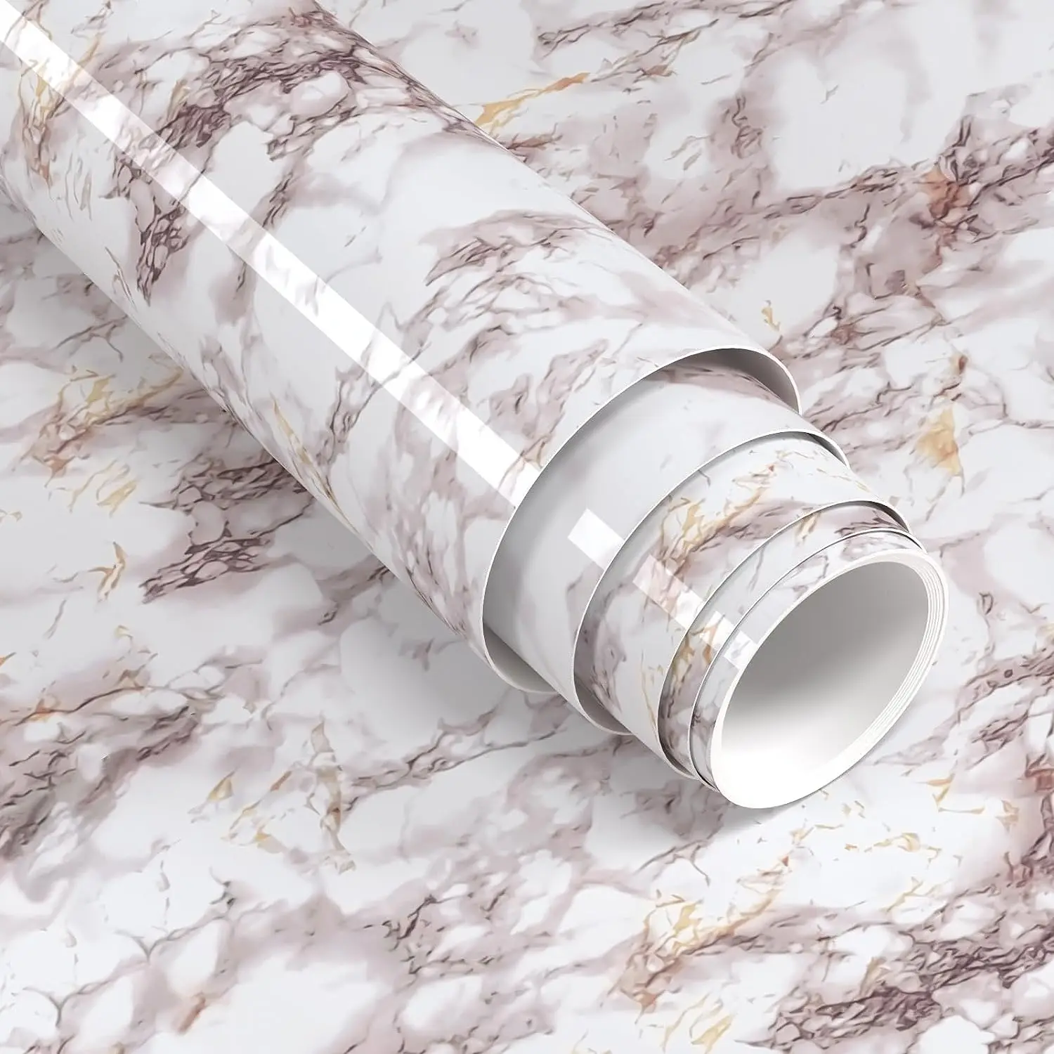 

Marble Contact Paper for Countertops Waterproof Wallpaper Self Adhesive Decor Stickers for Kitchen Cabinets Vinyl Countertop