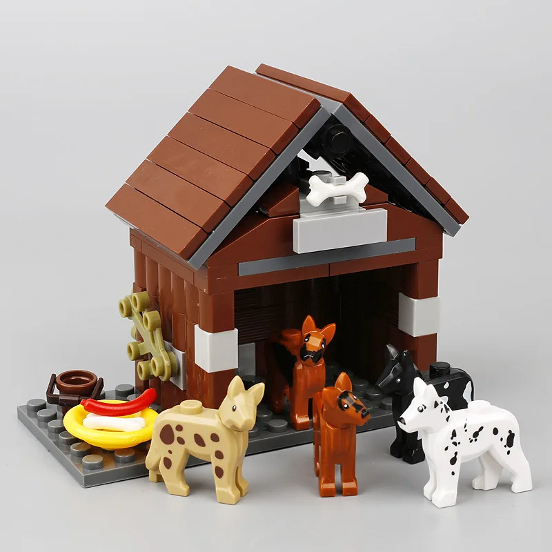 Feleph Pet Dog Kennel Animal Cabin Building Blocks MOC Farm Street View Countryside Pet Park Model Set Kids Educational Toys
Feleph Pet Dog Kennel Animal Cabin Building Blocks MOC Farm Street View Countryside Pet Park Model Set Kids Educational Toys