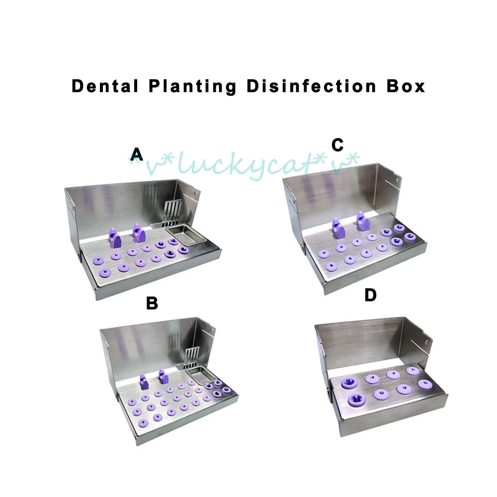 useful multiple type Dental Planting Instrument Disinfection Box Stainless Steel Implant Kit Dental Instrument Holder box
useful multiple type Dental Planting Instrument Disinfection Box Stainless Steel Implant Kit Dental Instrument Holder box