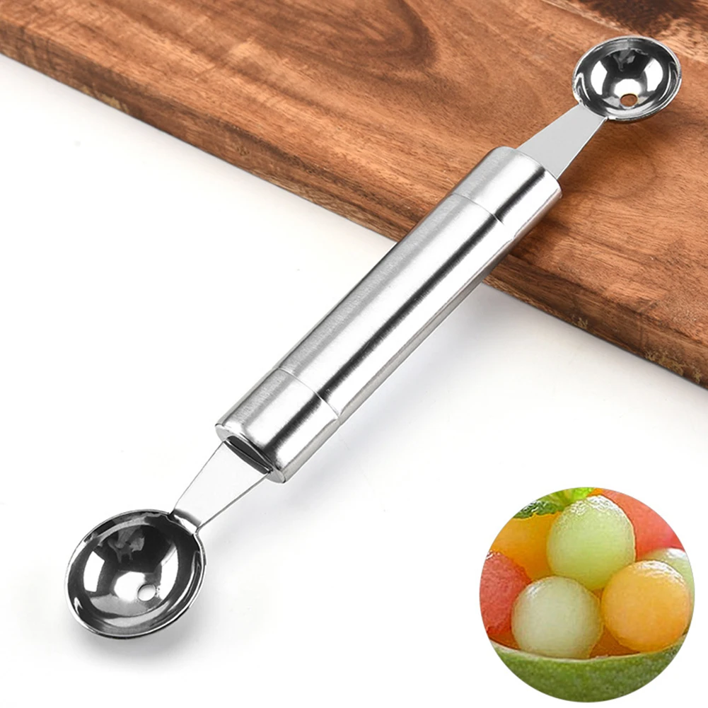 Stainless Steel Double Ended Headed Fruit Icecream Ball Spoon Diameter Melon Baller Fruit Vegetable Dishes Tools
Stainless Steel Double Ended Headed Fruit Icecream Ball Spoon Diameter Melon Baller Fruit Vegetable Dishes Tools