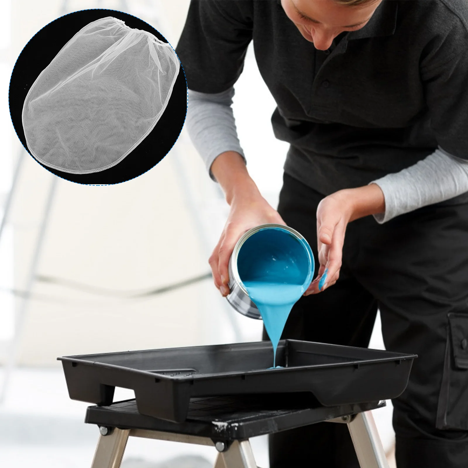 Professional Paint Strainer Bags Useful Fine Mesh Filters Bag for Home Elastic Opening Strainer Bags
Professional Paint Strainer Bags Useful Fine Mesh Filters Bag for Home Elastic Opening Strainer Bags