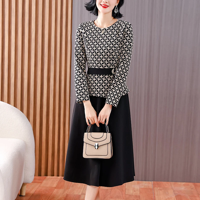 Autumn Vintage Style Long Sleeve Dress For Women 2023 New Fashion Versatile Bottom Dress Korean Loose Fit Casual Party Vestidos
Autumn Vintage Style Long Sleeve Dress For Women 2023 New Fashion Versatile Bottom Dress Korean Loose Fit Casual Party Vestidos