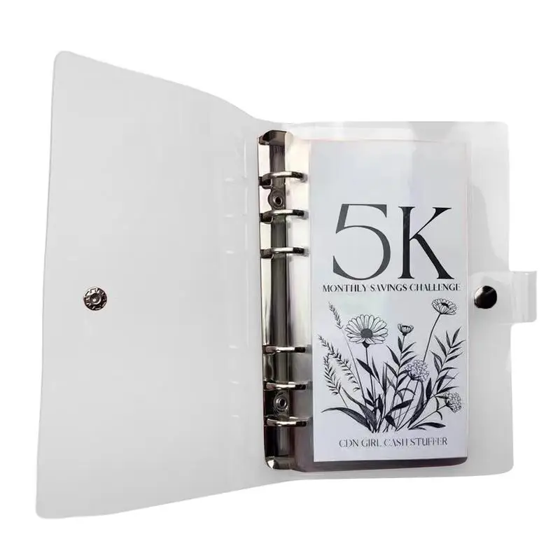 

10K Envelope Challenge Binder Budget Book And Planner With Savings Challenges And Money Envelopes For Cash Budget Binder