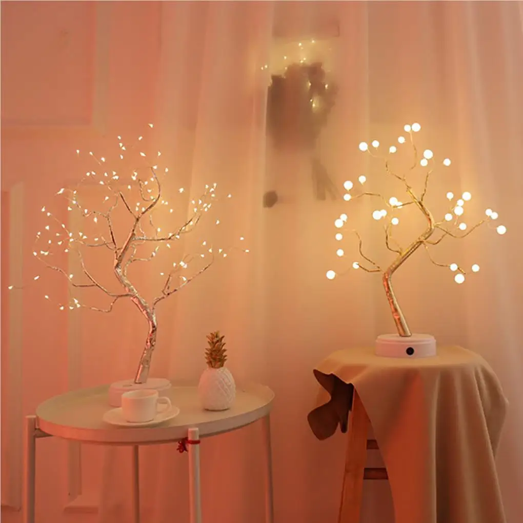 36/108 LED Table Lamp Tree Copper Wire Powered Bedroom Study Decorative Desk Lamp Creative Lighting Indoor Night Lamp
36/108 LED Table Lamp Tree Copper Wire Powered Bedroom Study Decorative Desk Lamp Creative Lighting Indoor Night Lamp