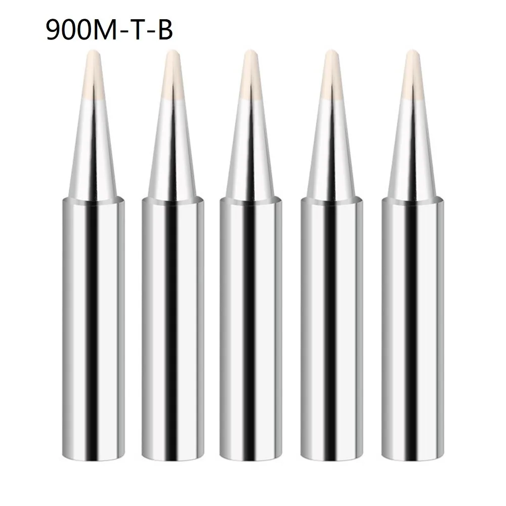 

5 Pcs 900M-T Copper Soldering Iron Tips IS/I/B/K/SK/2.4D/3.2D/1C/2C/3C/4C Lead-Free Welding Tips Head Solder Tools