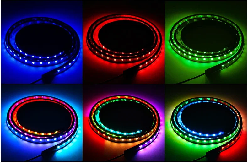 Truck Led Singal Light Night Driving Safety Warning Light Rgb 7 Colorful Flashing Atmosphere Lamp 24V Car Decorative Light Truck Led Singal Light Night Driving Safety Warning Light Rgb 7 Colorful Flashing Atmosphere Lamp 24V Car Decorative Light
