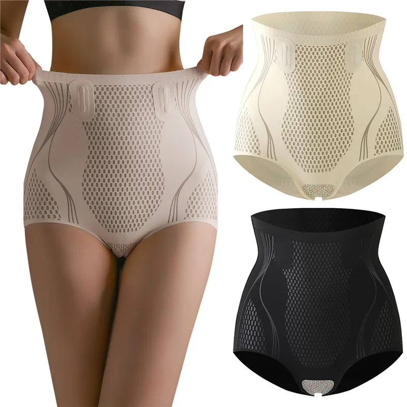 Women High Waisted Tummy Control Pants Ice Silk Ion Fiber Shapewear Shorts Female Shape Panties Underwear Shaper Briefs
Women High Waisted Tummy Control Pants Ice Silk Ion Fiber Shapewear Shorts Female Shape Panties Underwear Shaper Briefs
