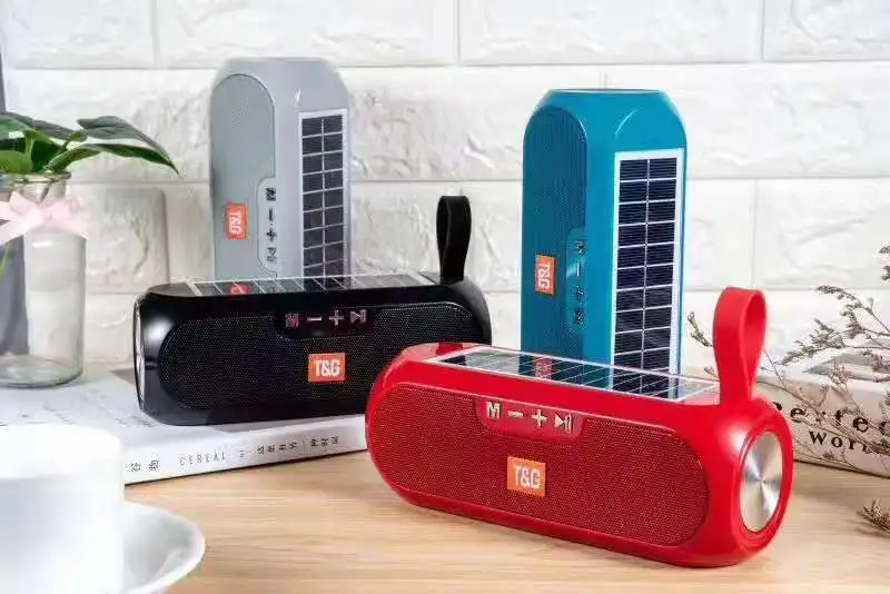 Altavoz Bluetooth con carga Solar TG182 para conducción al aire libre, altavoces portátiles con tarjeta de memoria, interconexión TWS, regalo para hombre y mujer Altavoz Bluetooth con carga Solar TG182 para conducción al aire libre, altavoces portátiles con tarjeta de memoria, interconexión TWS, regalo para hombre y mujer