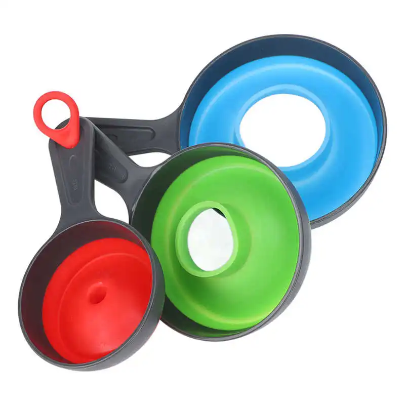 Canning Funnel 3 Specifications PP Silicone Material Jar Funnel for Powder for Perfume for Food
Canning Funnel 3 Specifications PP Silicone Material Jar Funnel for Powder for Perfume for Food