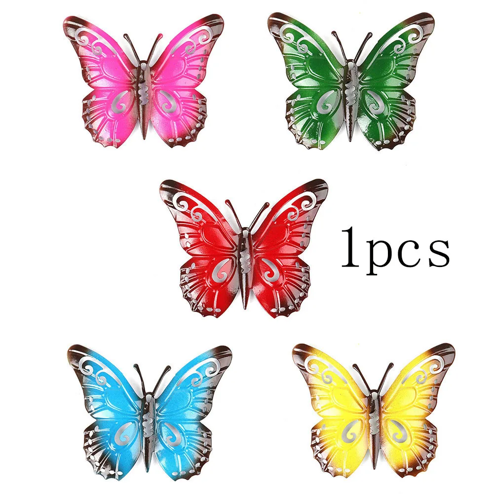 1 PC Colorful 3D Metal Butterfly Yard Decor Hollow Out Butterfly Garden Large Decorative Wall Art Fence Sculpture Ornament
1 PC Colorful 3D Metal Butterfly Yard Decor Hollow Out Butterfly Garden Large Decorative Wall Art Fence Sculpture Ornament