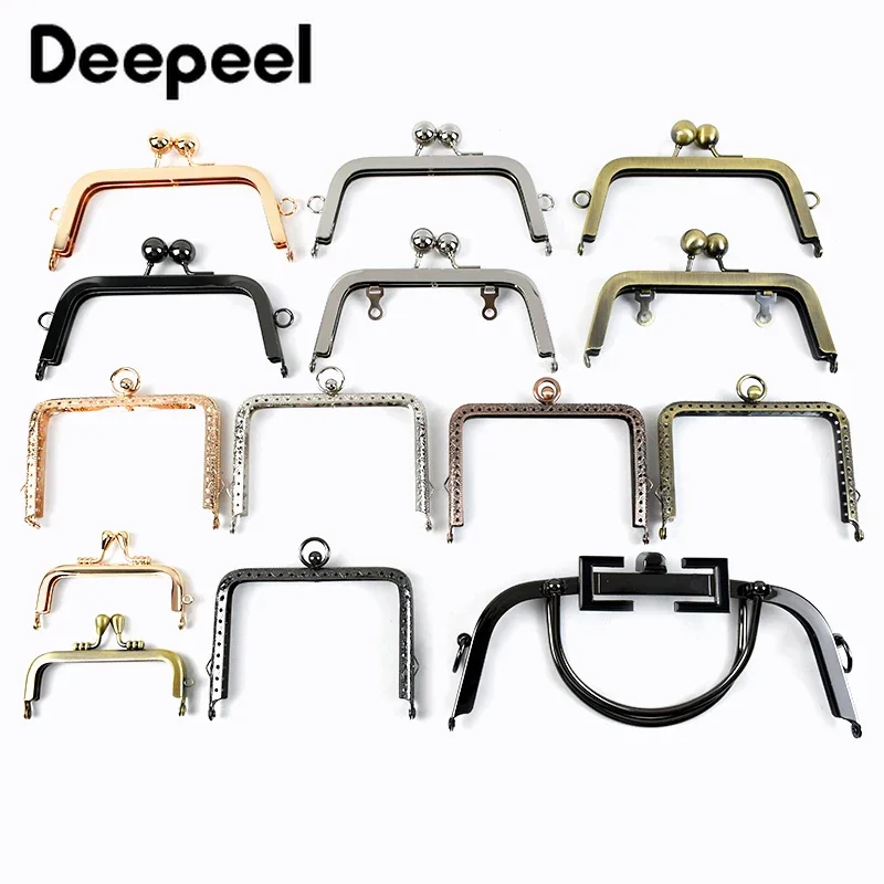 2Pc Deepeel Metal Bag Kiss Clasp Lock Buckle Bags Handle Purse Frame Handbag Sewing Brackets Women DIY Hardware Crafts Accessory
2Pc Deepeel Metal Bag Kiss Clasp Lock Buckle Bags Handle Purse Frame Handbag Sewing Brackets Women DIY Hardware Crafts Accessory