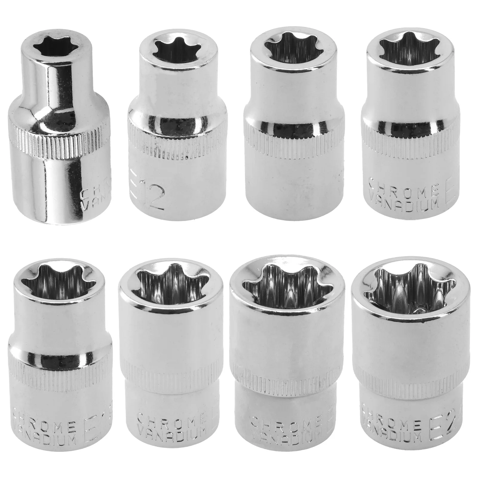 1Pc Ratchet End Wrench Socket Adapter E10/E12/E14/E16/E18/E20/E22/E24 1/2'' Female Torx Socket Screwdriver Spanner Hand Tool
1Pc Ratchet End Wrench Socket Adapter E10/E12/E14/E16/E18/E20/E22/E24 1/2'' Female Torx Socket Screwdriver Spanner Hand Tool