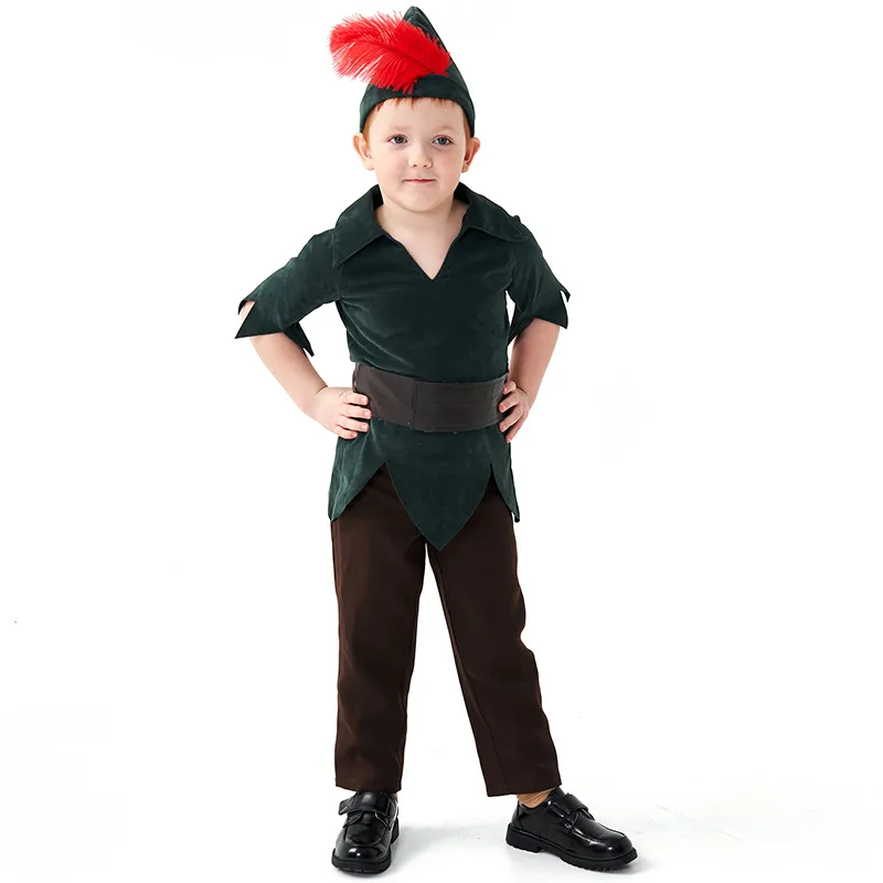 

Halloween Children Cosplay Peter Pan Stage Play Costumes