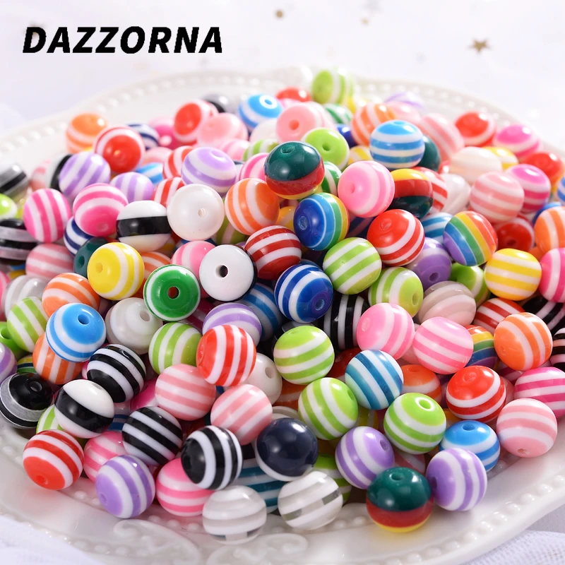 6/8/10mm 50 100Pcs/Lot Round Resin Beads Rainbow Stripe Spacer Loose Beads for Jewelry Making Bracelet Necklace Accessories
6/8/10mm 50 100Pcs/Lot Round Resin Beads Rainbow Stripe Spacer Loose Beads for Jewelry Making Bracelet Necklace Accessories