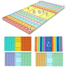 Jumbo Rectangle Chessboard Push Bubbles Fidget Toy Kids Silicone Popper Party Games Parent-Child Interactive Hand Sensory Tool
Jumbo Rectangle Chessboard Push Bubbles Fidget Toy Kids Silicone Popper Party Games Parent-Child Interactive Hand Sensory Tool
