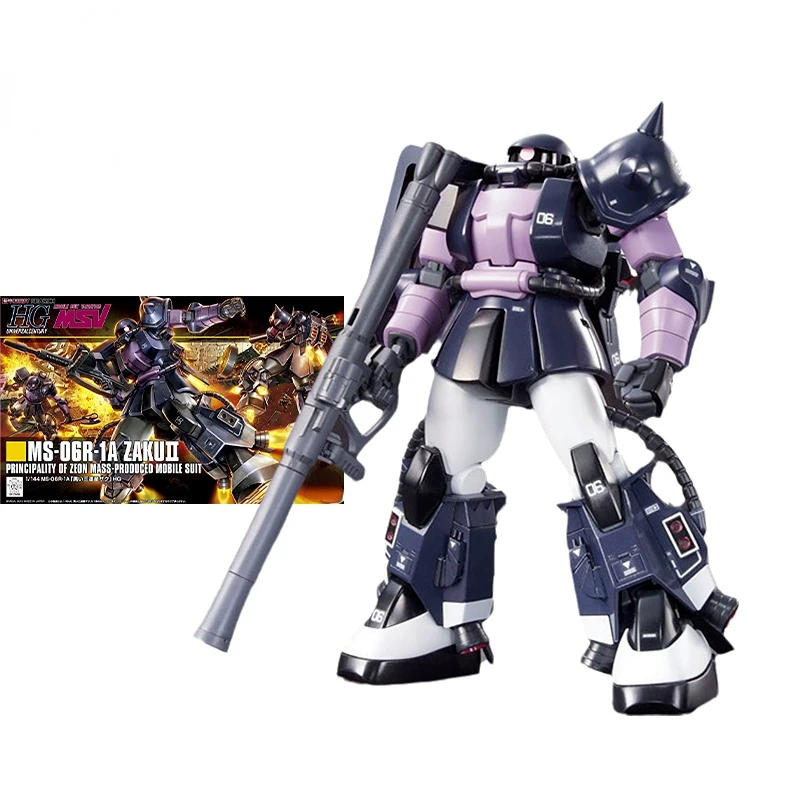 Bandai Original Model Kit Anime Figure HGUC 1/144 MS-06R-1A ZAKUII Action Figures Collectible Dolls Toys Gifts for Kids
Bandai Original Model Kit Anime Figure HGUC 1/144 MS-06R-1A ZAKUII Action Figures Collectible Dolls Toys Gifts for Kids