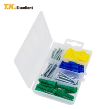 T.K.EXCELLENT Plastic Nylon Ribbed Anchors and Self Tapping Screws Assortment Screws Kit Metal Screw Phillips Flat Head 66 Pcs
T.K.EXCELLENT Plastic Nylon Ribbed Anchors and Self Tapping Screws Assortment Screws Kit Metal Screw Phillips Flat Head 66 Pcs