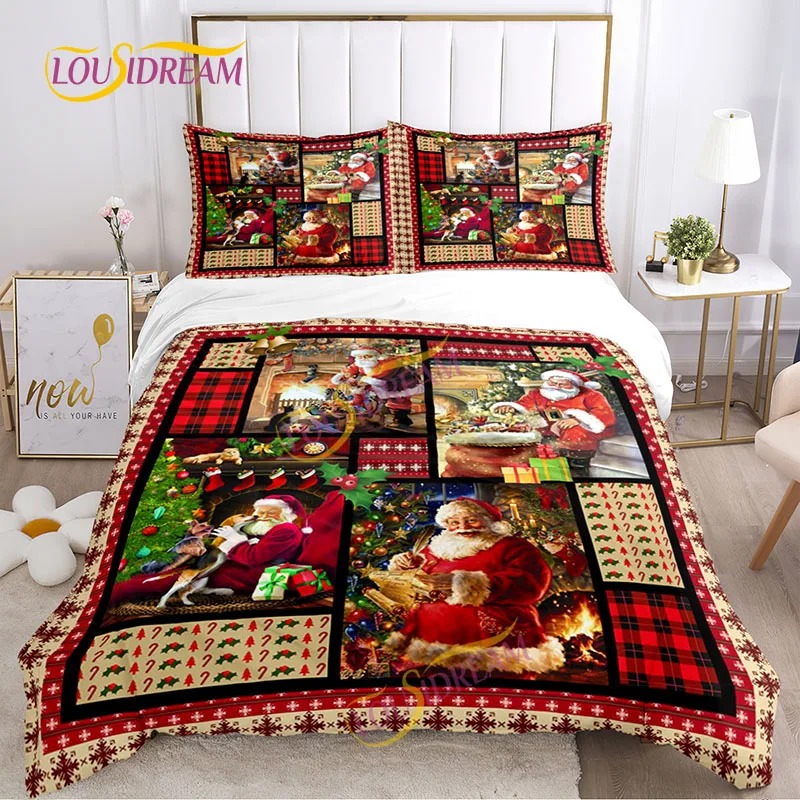 Christmas Day Atmosphere Bed Sheet Quilt/Pillowcase Four Seasons Santa Claus Bedding Extra Large Set Soft Pillowcase Quilt Cover
Christmas Day Atmosphere Bed Sheet Quilt/Pillowcase Four Seasons Santa Claus Bedding Extra Large Set Soft Pillowcase Quilt Cover
