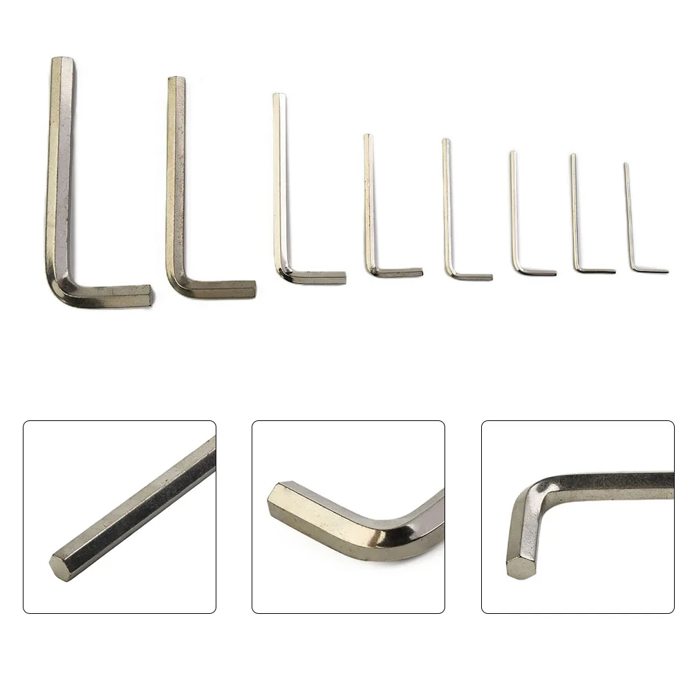 L-type Hex Wrench Steel Hand Tools 1pc L-type Hex Wrench Hexagon Wrench Key Wrench 1.5-12mm Longlifespan
L-type Hex Wrench Steel Hand Tools 1pc L-type Hex Wrench Hexagon Wrench Key Wrench 1.5-12mm Longlifespan