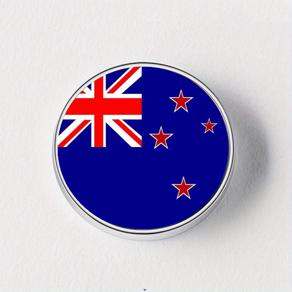 3D Fridge Magnets with 3.2cm New Zealand Flag Logo Silver Metal Pattern Is Used To Decor
3D Fridge Magnets with 3.2cm New Zealand Flag Logo Silver Metal Pattern Is Used To Decor