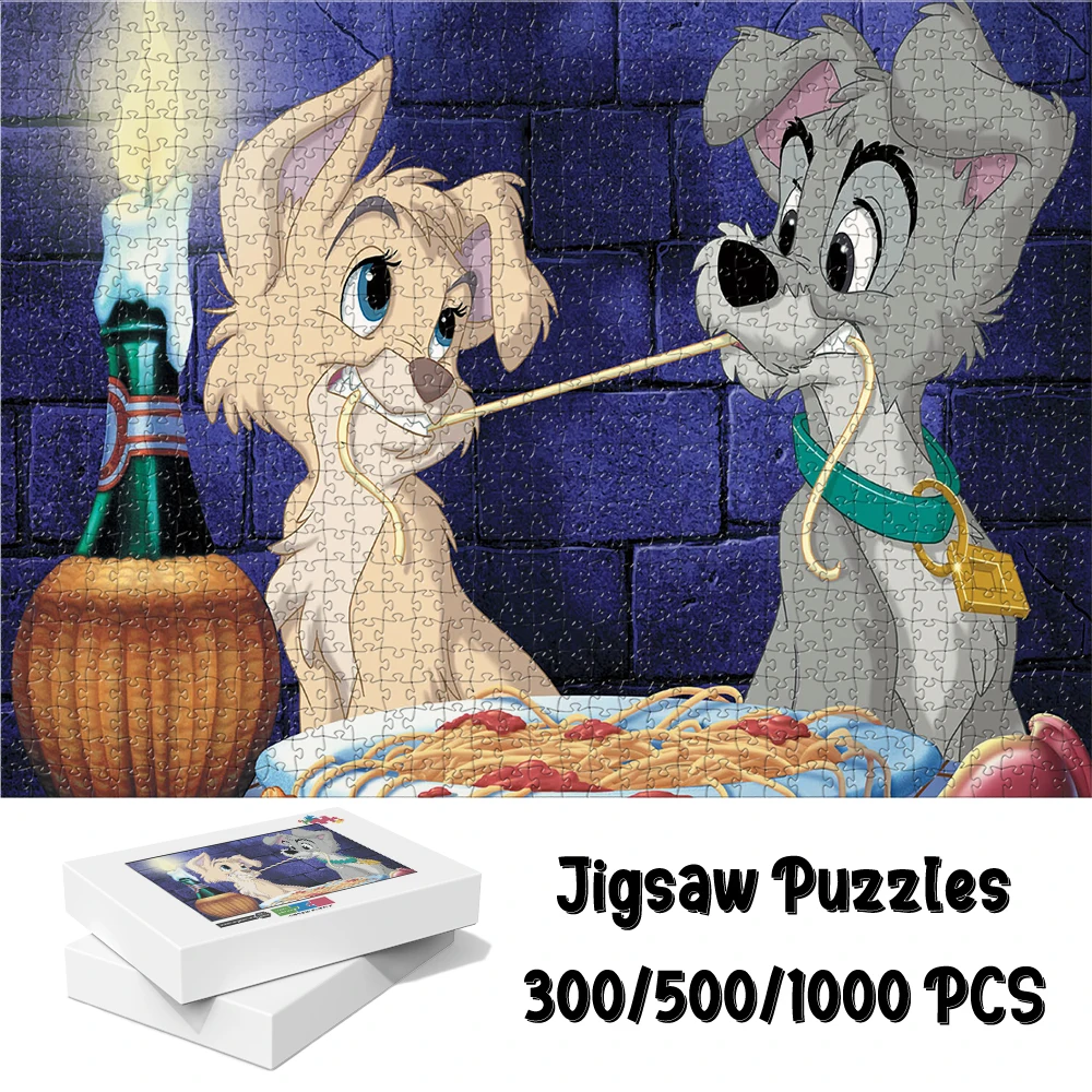 Lady and The Tramp Series Unique Design Puzzles Disney Retro Cartoon Games and Puzzles Walt Disney Animation Toys for Restless
Lady and The Tramp Series Unique Design Puzzles Disney Retro Cartoon Games and Puzzles Walt Disney Animation Toys for Restless