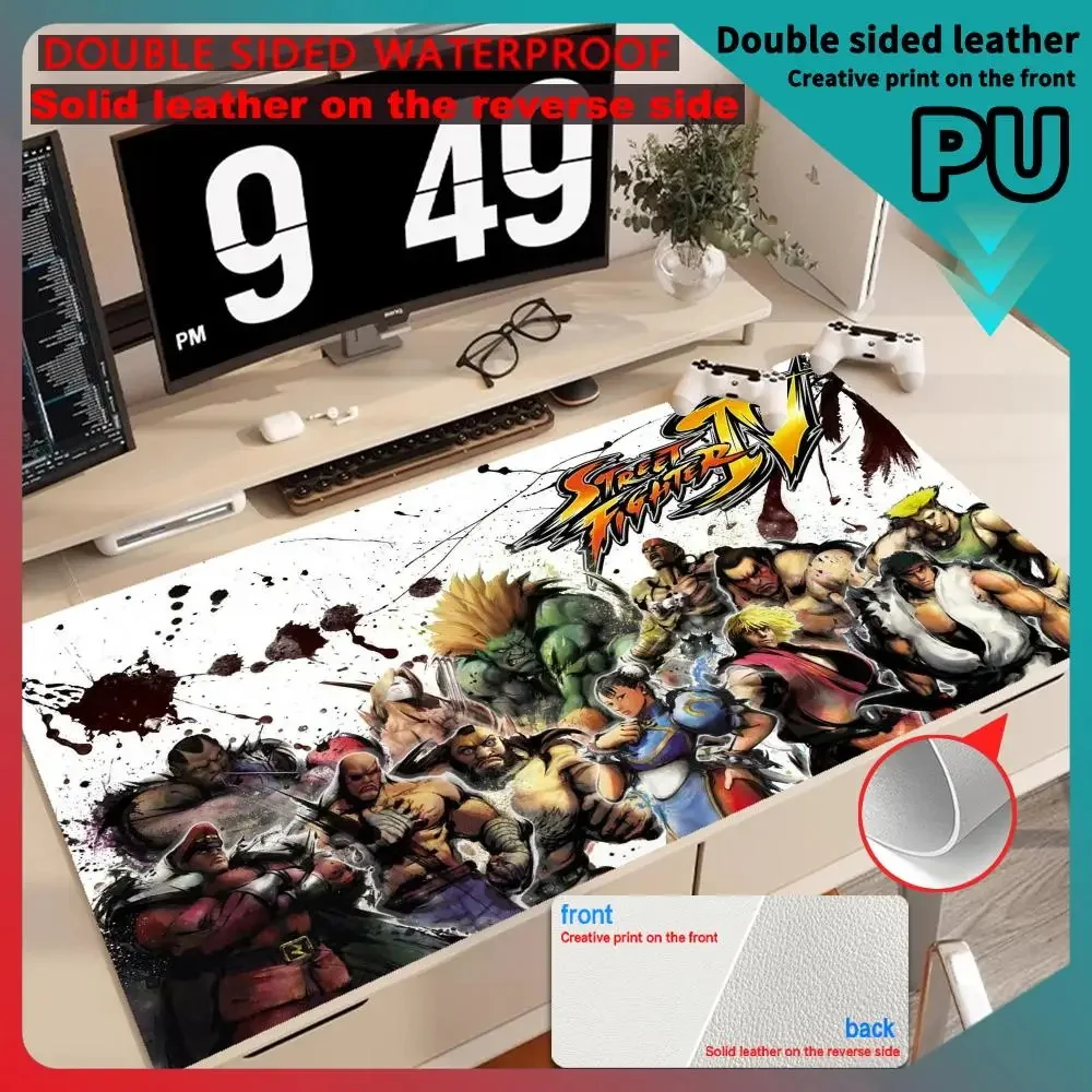 Portable Computer Leather Mousepad Mausepad S-Street Fighters Large Size PU Mousepad Gaming Accessories Keyboard Mat PC Desk Pad
Portable Computer Leather Mousepad Mausepad S-Street Fighters Large Size PU Mousepad Gaming Accessories Keyboard Mat PC Desk Pad