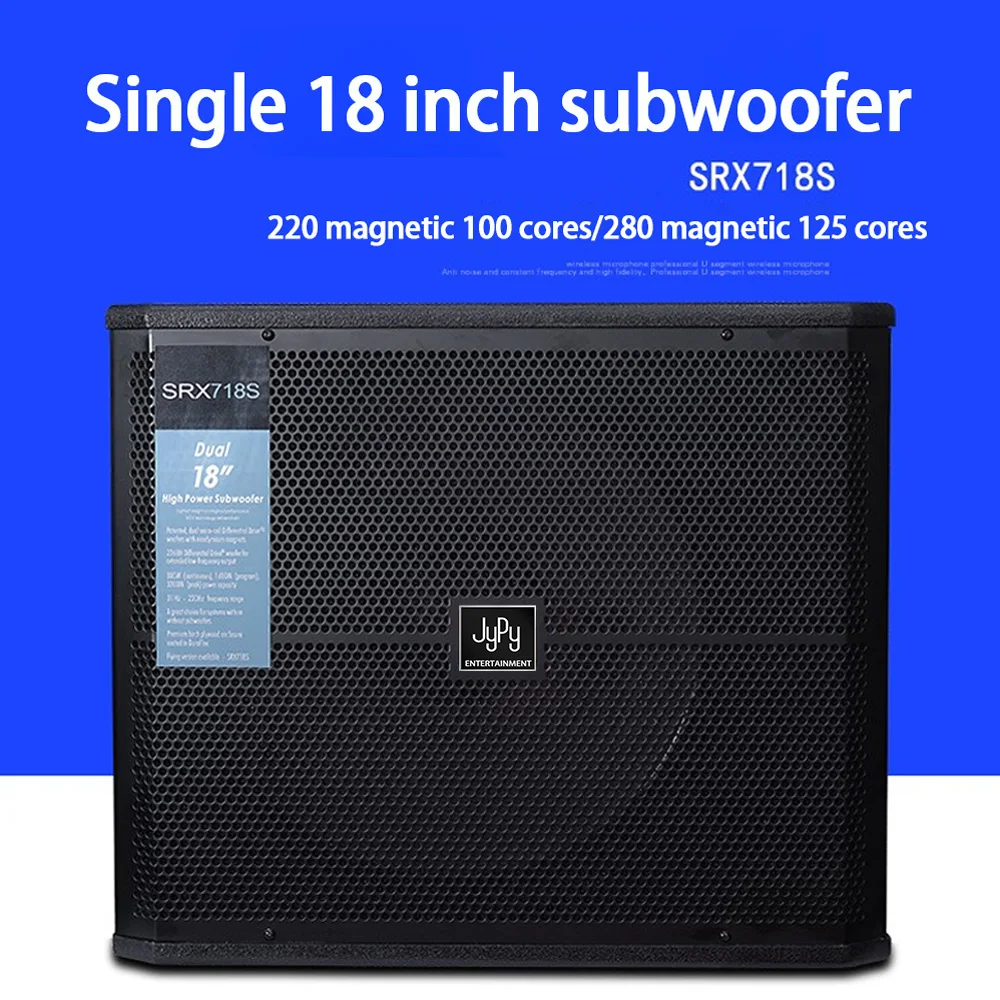 JYPY SRX718 Single 18 Inch Professional Bass Speaker Outdoor Activity Stage Performance Karaoke Bar Wedding Celebration
JYPY SRX718 Single 18 Inch Professional Bass Speaker Outdoor Activity Stage Performance Karaoke Bar Wedding Celebration