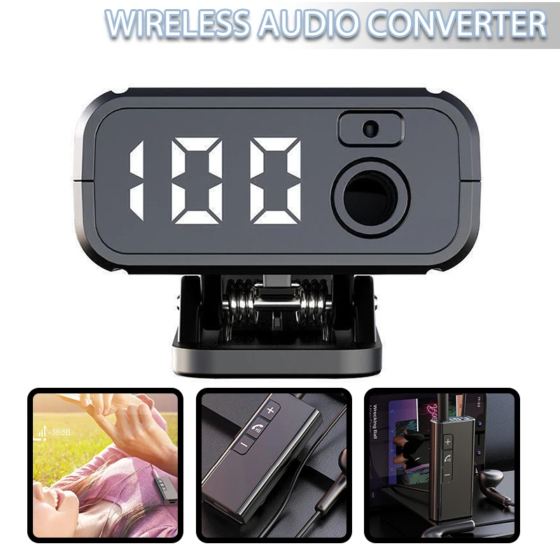 New Wireless BT5.1 Audio Receiver For Car Music Audio Aux Rechargeable Adapter Built-in Operational Amplifier Noise Reduced Call
New Wireless BT5.1 Audio Receiver For Car Music Audio Aux Rechargeable Adapter Built-in Operational Amplifier Noise Reduced Call