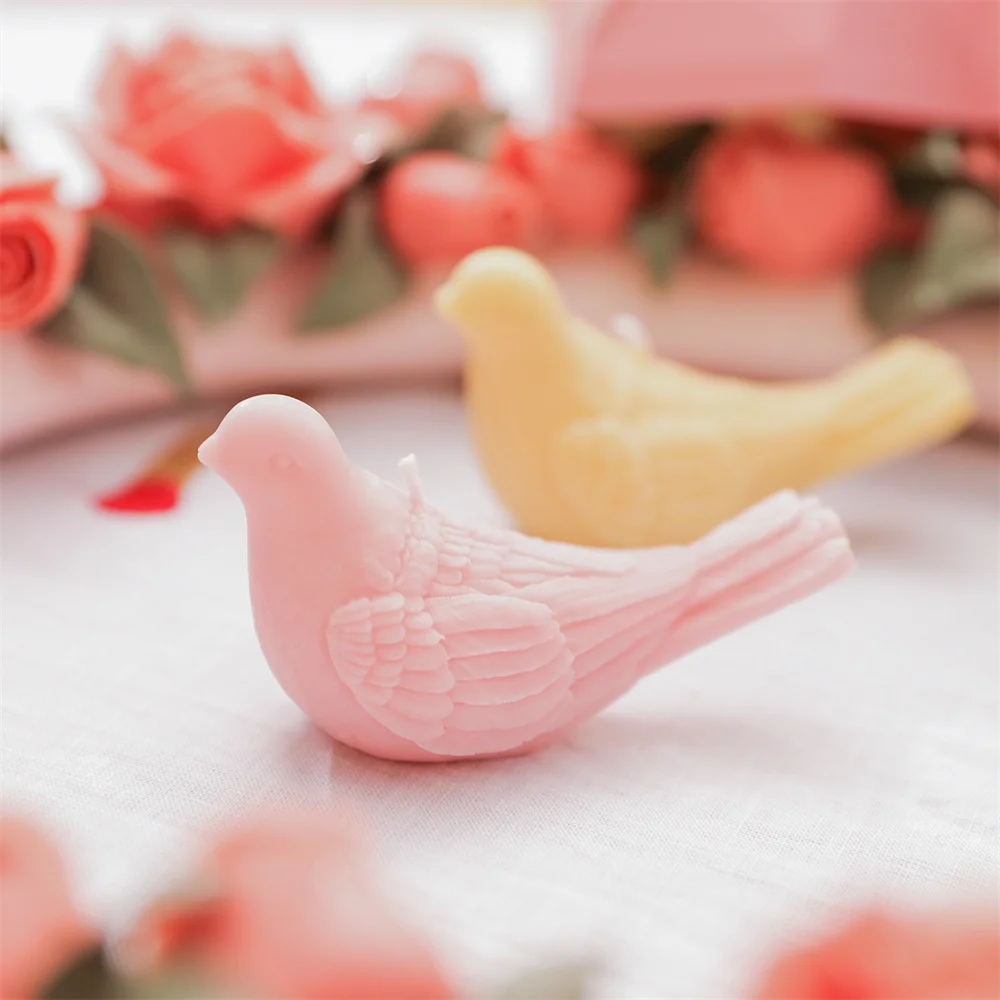 

Nicole Dove Candle Silicone Mold DIY Bird Form for Candles Scented Aromatherapy Candle Mould Handmade Craft Tools