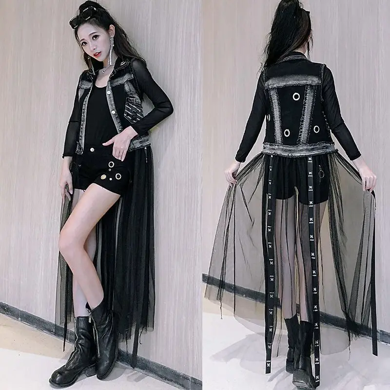 2024 Spring Summer New Mesh Long Vest Women's Slim Fit Fashion Cowboy Vest Mid Length
2024 Spring Summer New Mesh Long Vest Women's Slim Fit Fashion Cowboy Vest Mid Length