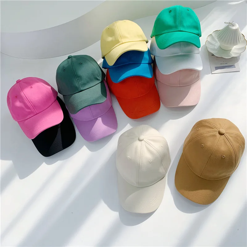 Children Candy Colors Spring Adjustable Summer Baseball Cap For Girls Boys Cotton Vintage Baseball Cap Sun Protect Snapback Cap
Children Candy Colors Spring Adjustable Summer Baseball Cap For Girls Boys Cotton Vintage Baseball Cap Sun Protect Snapback Cap
