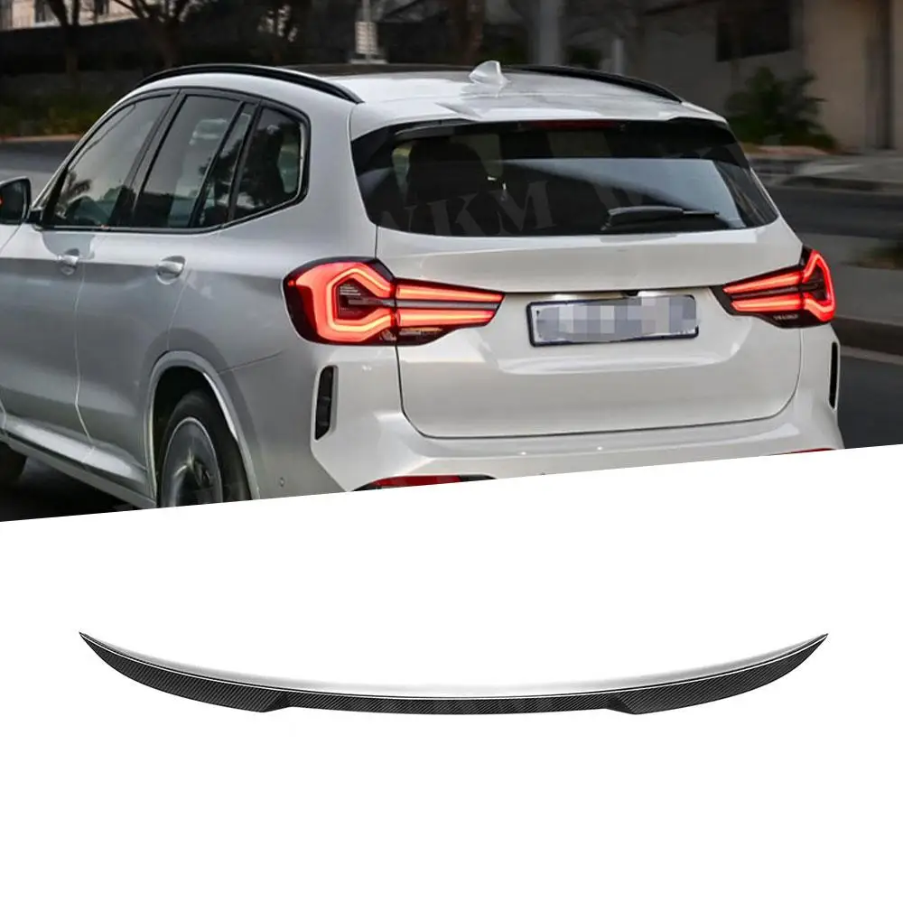 

For BMW iX3 G08i 2022 Dry Carbon Fiber Rear Roof Spoiler Tail Spoiler Wings FRP Rear Roof Spoiler Body Sit High Quality Car Part