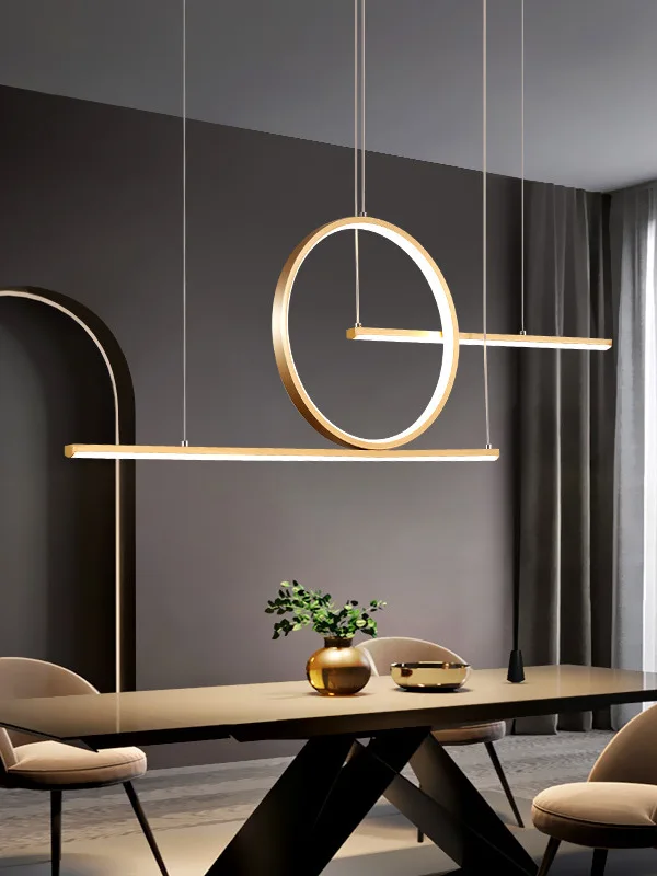 New Nordic restaurant chandelier Modern simple light luxury dining table bar study bedroom strip lamp creative personality
New Nordic restaurant chandelier Modern simple light luxury dining table bar study bedroom strip lamp creative personality
