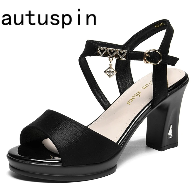 AUTUSPIN 8cm High Heels Sandals Women Fashion Crystal Decration Ankle Strap Ladies Shoes Summer Female Elegant Party Dress Shoe
AUTUSPIN 8cm High Heels Sandals Women Fashion Crystal Decration Ankle Strap Ladies Shoes Summer Female Elegant Party Dress Shoe