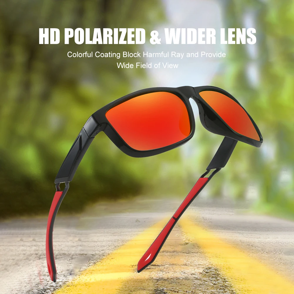 Polarized Sport Sunglasses for MTB, Outdoor UV Protection, Mountian Hiking, Camping, Travel, Fishing Goggles, Fashion Eyewear
Polarized Sport Sunglasses for MTB, Outdoor UV Protection, Mountian Hiking, Camping, Travel, Fishing Goggles, Fashion Eyewear