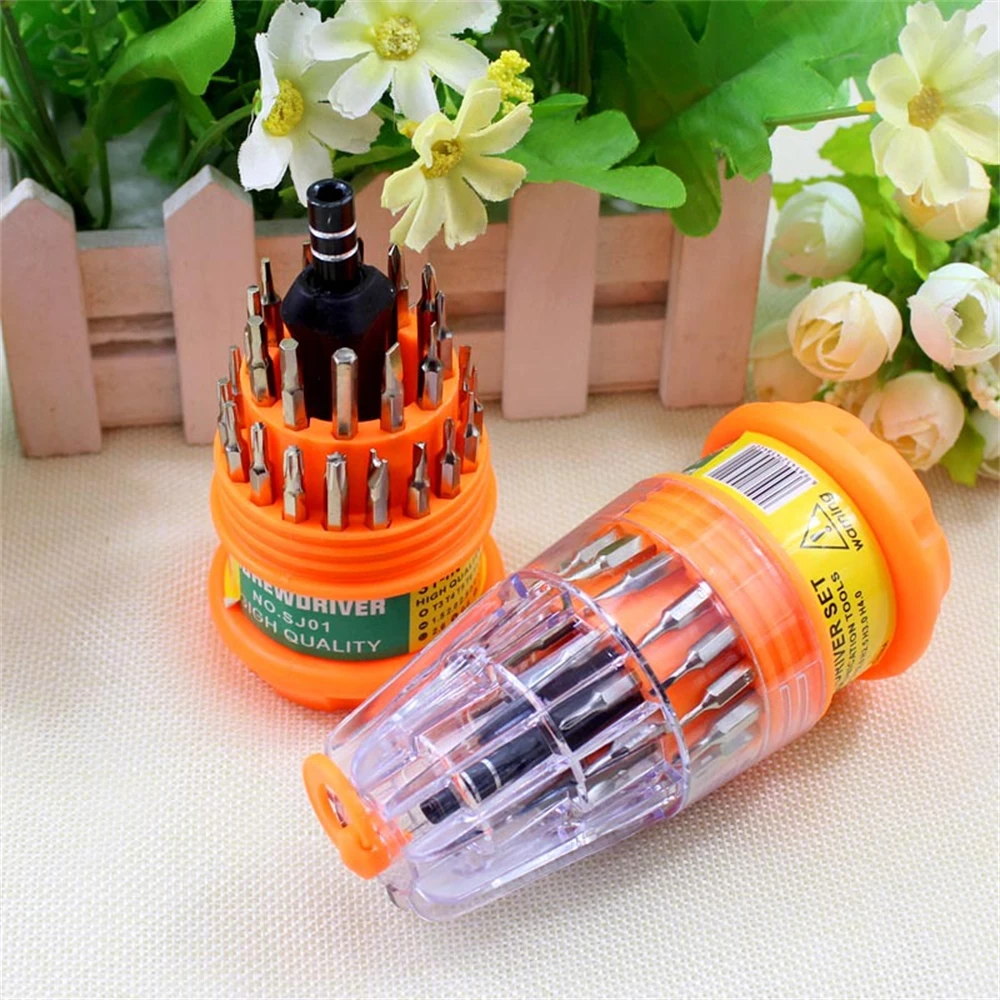 31 In 1 Screwdriver Kit Mini Combination Universal Hex Key Set Torx Dismountable Antiskid Handle Multifunction Repair Tools EDC
31 In 1 Screwdriver Kit Mini Combination Universal Hex Key Set Torx Dismountable Antiskid Handle Multifunction Repair Tools EDC