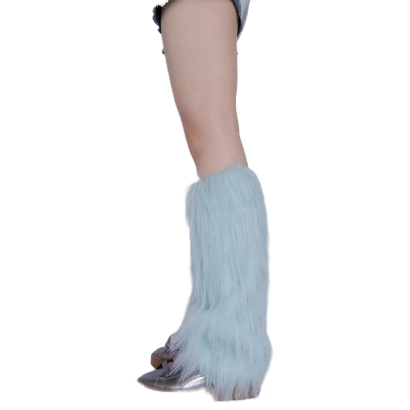 

Womens Costume Sexy Faux Furs Warm Fuzzy Leg Warmers/Boot Sleeves/Boot Covers