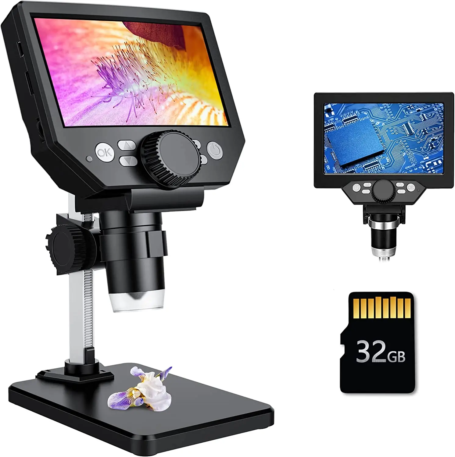 1-1000X Magnification Zoom Wireless USB Stereo LCD Digital Microscope,4.3'' 1080P 10 Megapixels HD Screen Camera Video Recorder 25 1-1000X Magnification Zoom Wireless USB Stereo LCD Digital Microscope,4.3'' 1080P 10 Megapixels HD Screen Camera Video Recorder 19